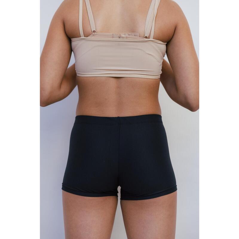 Gym- en dansshort zwart meisje