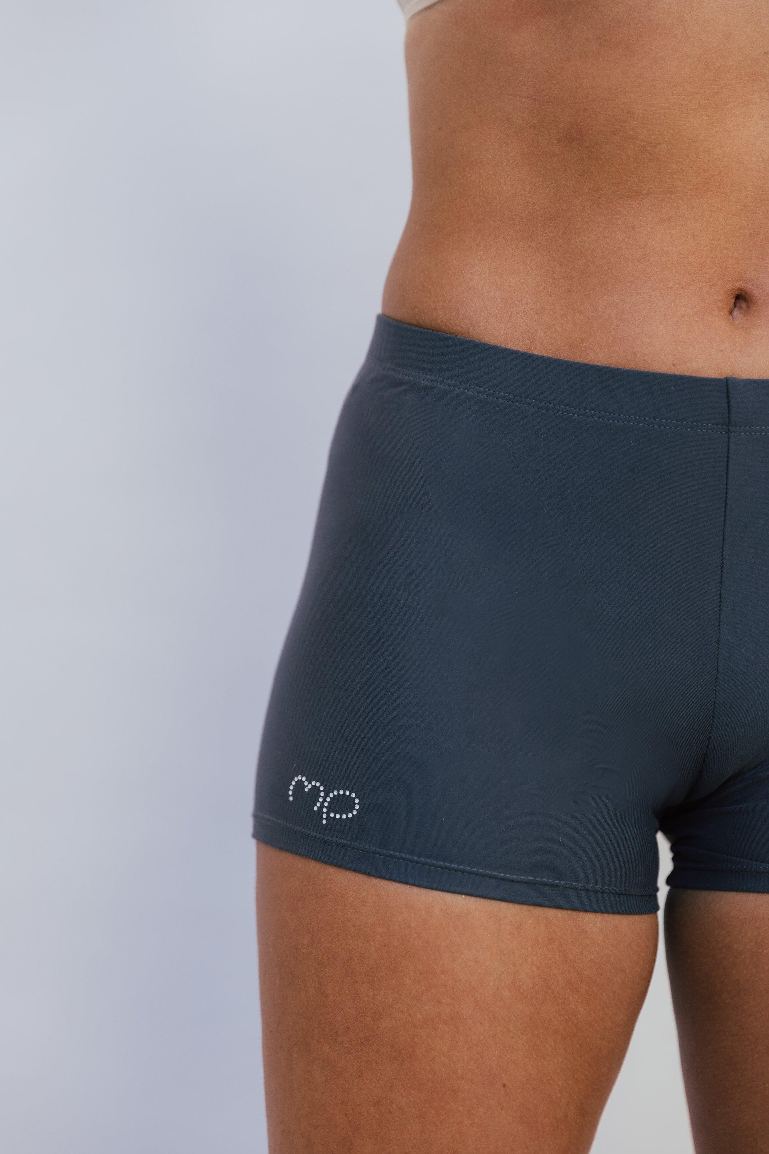 Shorts de Gymnastique et de Danse Gris Femme 3/4