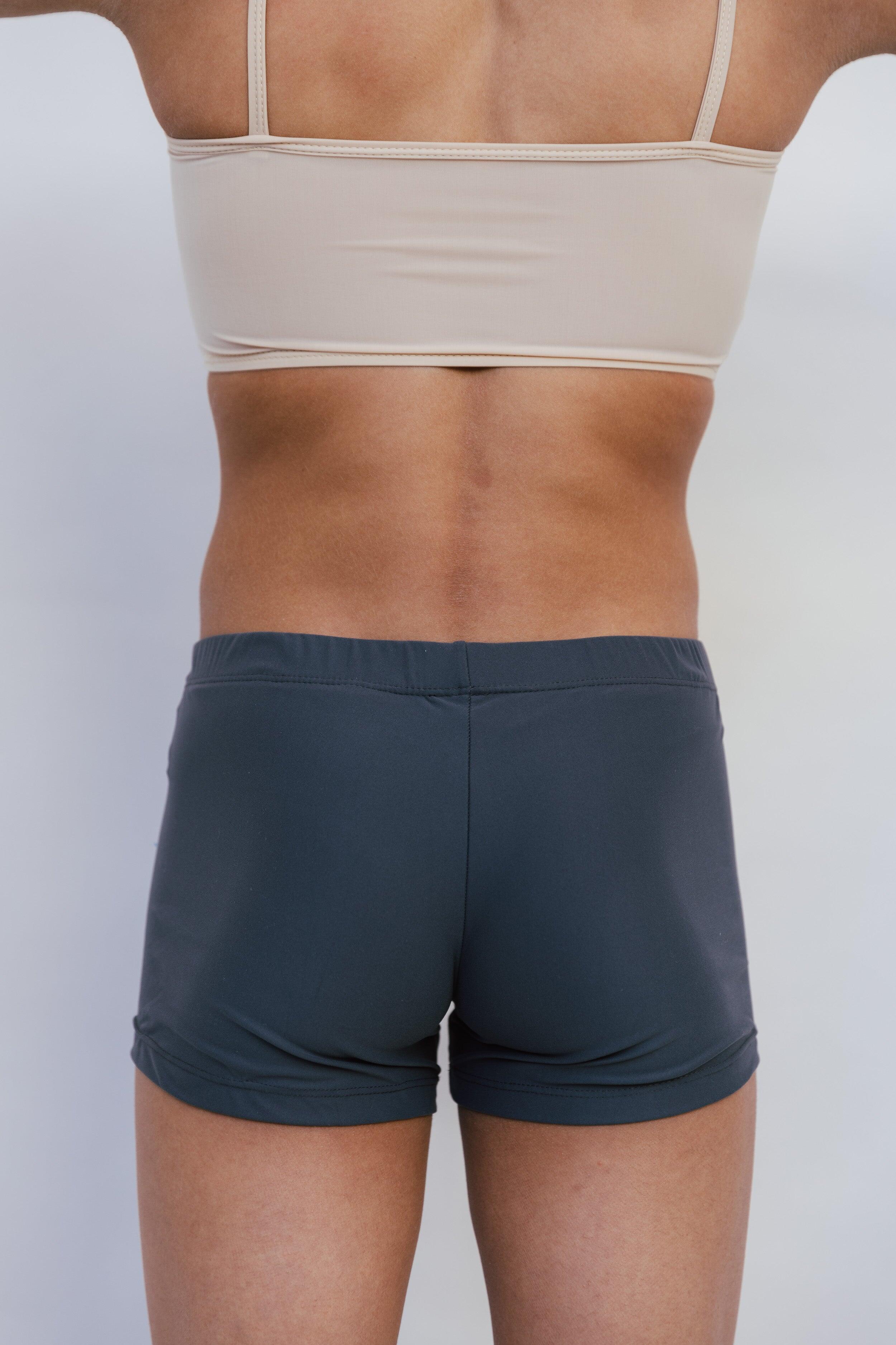 Shorts de Gymnastique et de Danse Gris Enfant 4/5