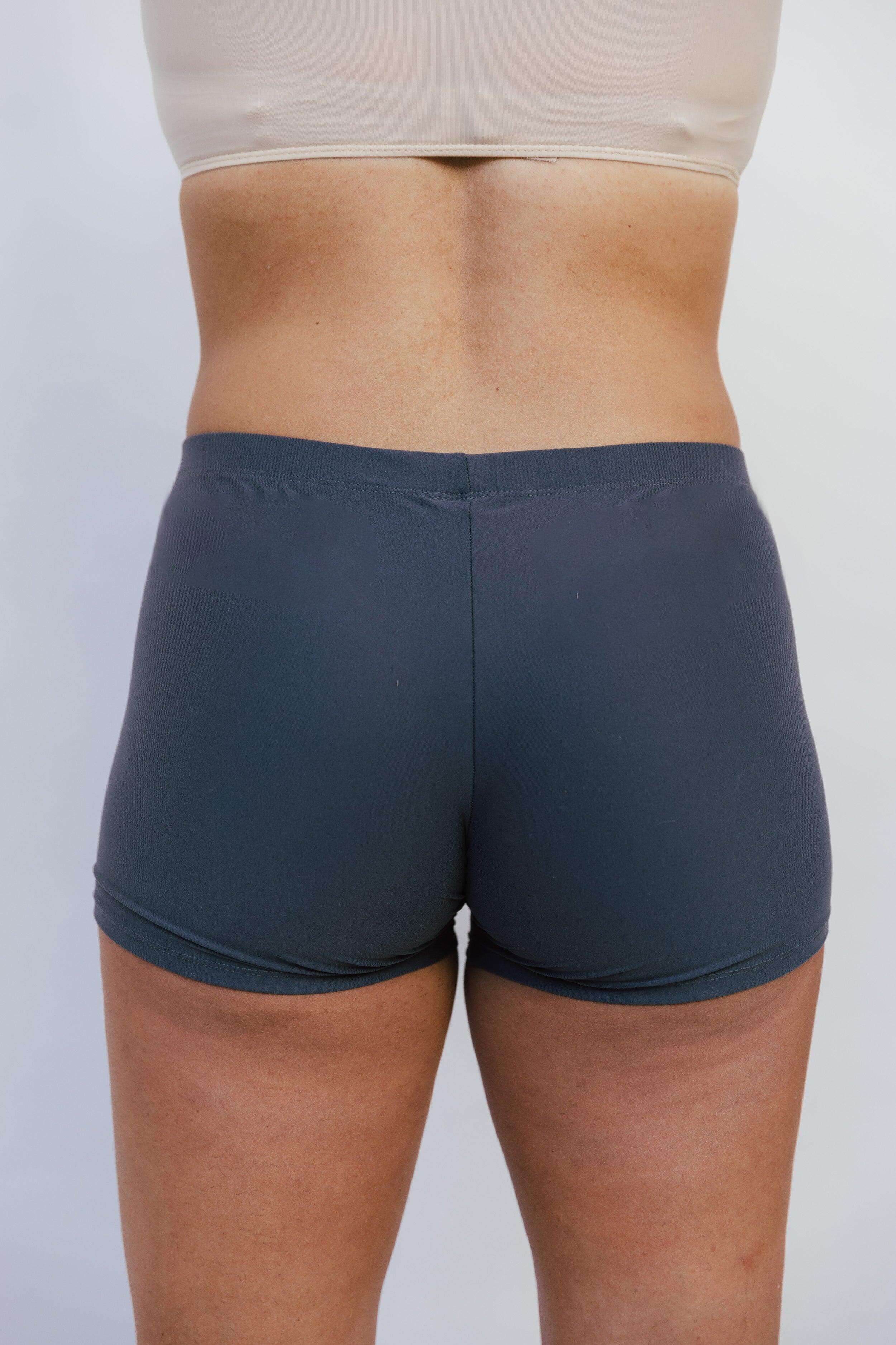 Shorts de Gymnastique et de Danse Gris Femme 4/4