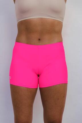 Shorts de Gymnastique et de Danse Rose Fluorescent Femme
