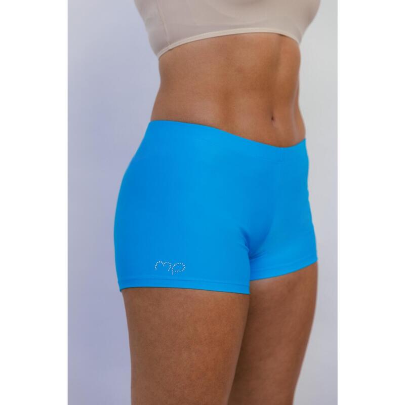 Shorts de Gymnastique et de Danse Bleu Femme