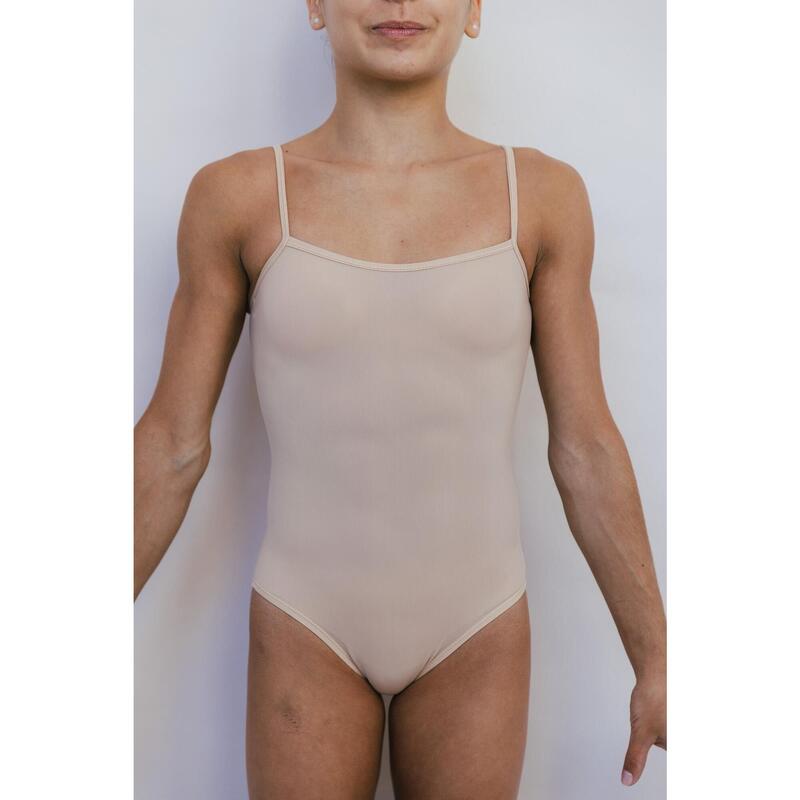 Justaucorps de gymnastique rythmique invisible pour fille