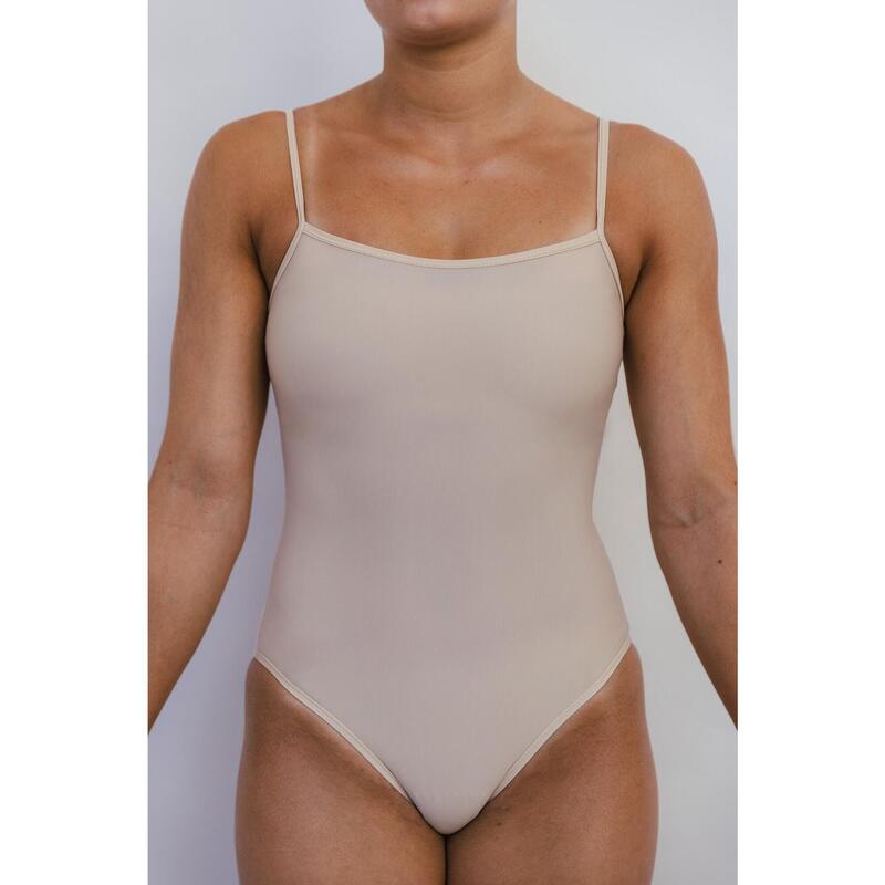 Justaucorps de gymnastique rythmique invisible pour femme