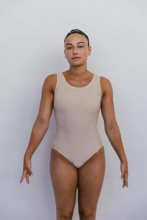 Justaucorps de gymnastique acrobatique invisible pour femme