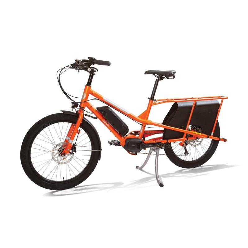 Bicicletta da carico e da famiglia elettrica Yuba Kombi E5 Orange