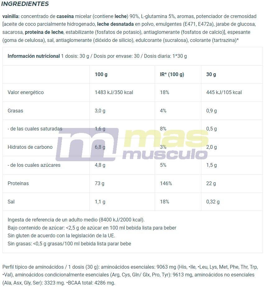 BioTechUSA Micellar Casein - Caseina Micelar 908 gr 4/4