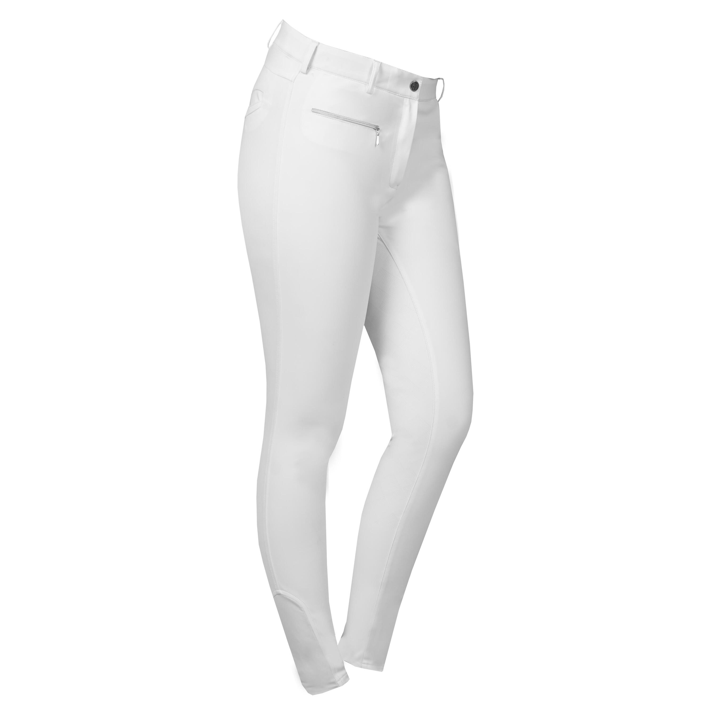 Horka - Pantalon Fille Horka Kiana - Pantalon D'Équitation - Blanc - 40 - Decathlon