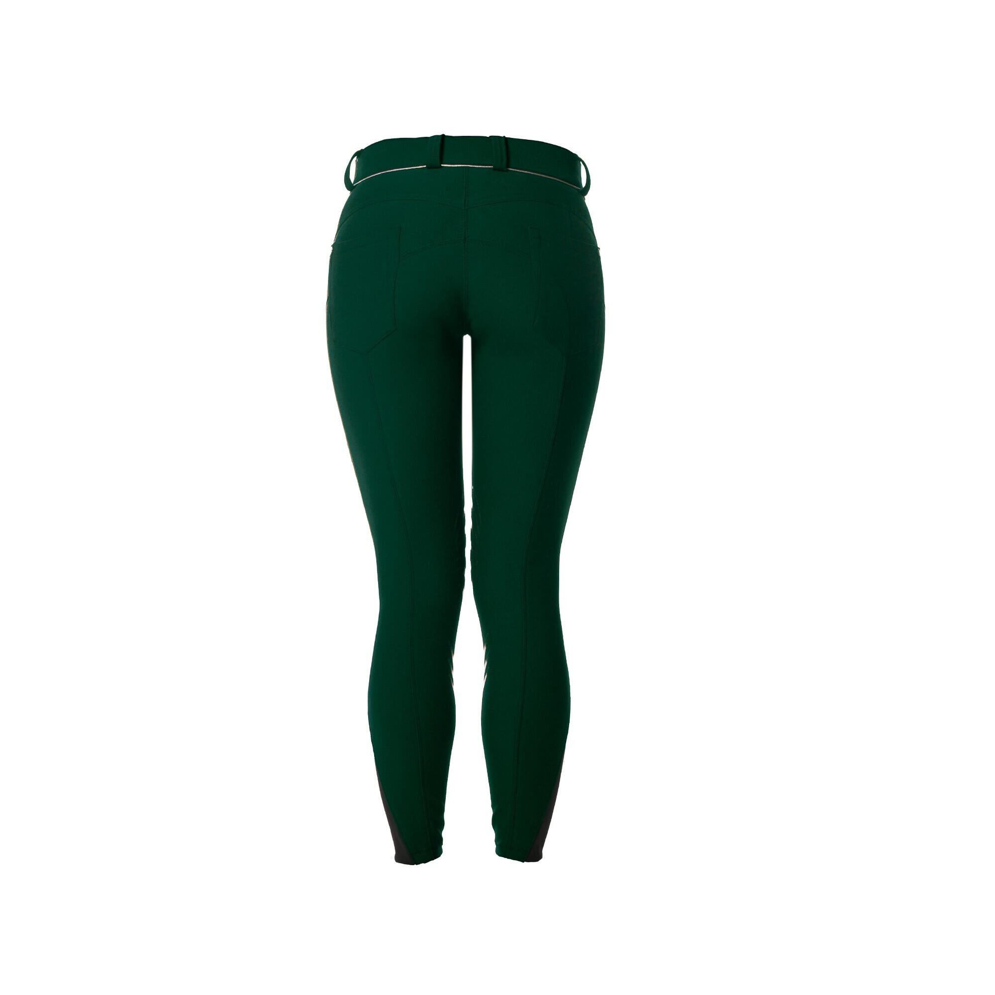 Damskie spodnie do jazdy konnej Flags&Cup Push Up 2/4