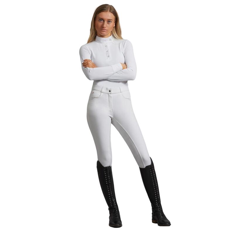 Pantalon équitation de concours full grip en gel femme Premier Equine Cassa