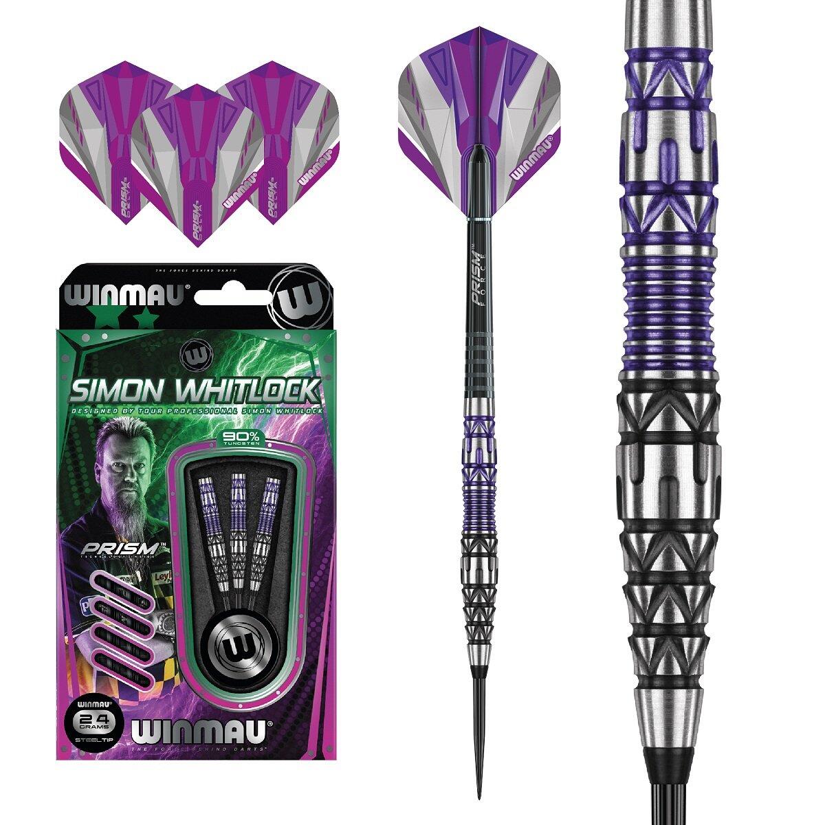 WINMAU Simon Whitlock SE steeltip dartpijlen 24gr