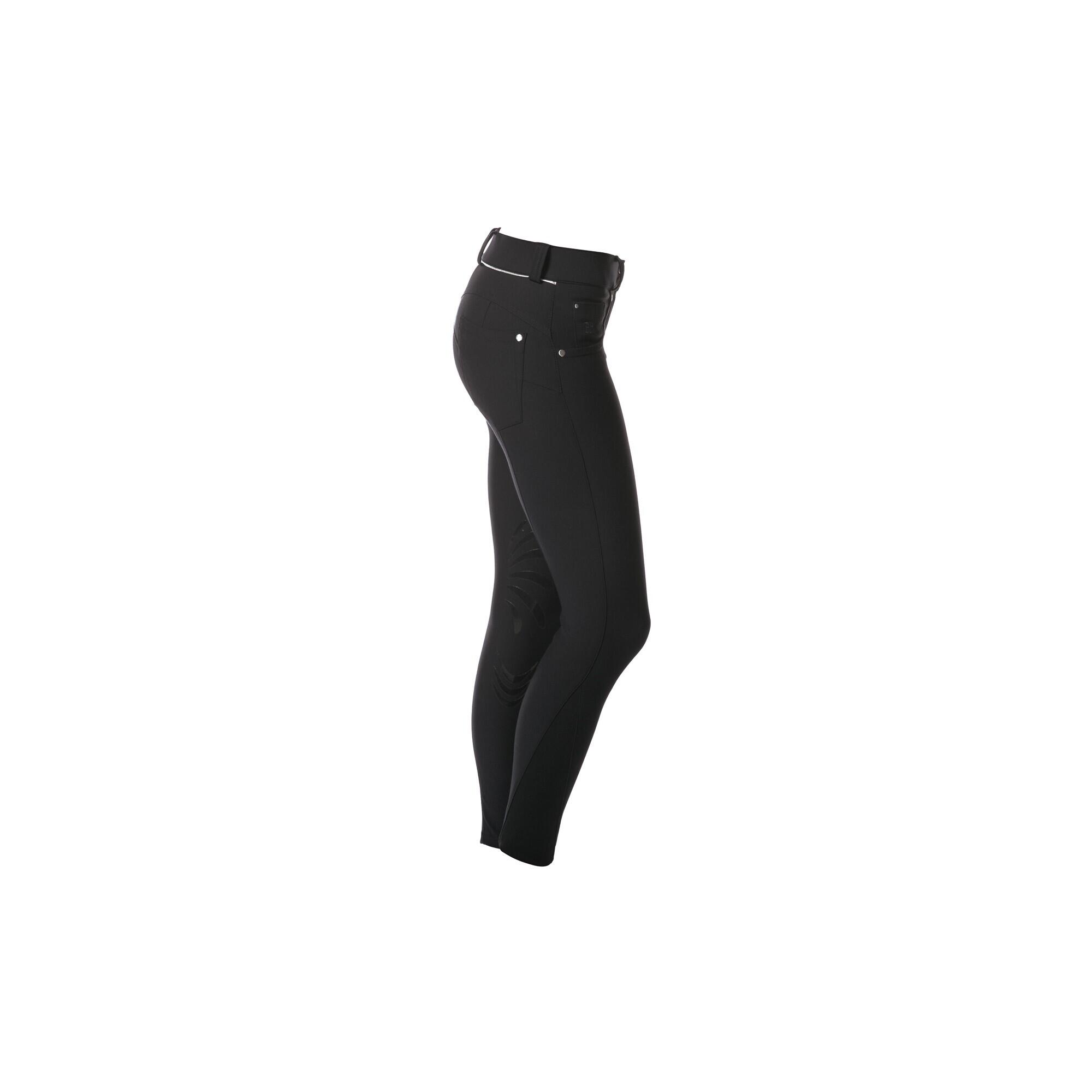 Pantalon équitation femme Flags&Cup Push Up 3/4
