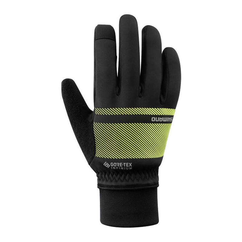 SHIMANO Fahrrad-Handschuhe INFINIUM™ PRIMALOFT®, Neon Yellow