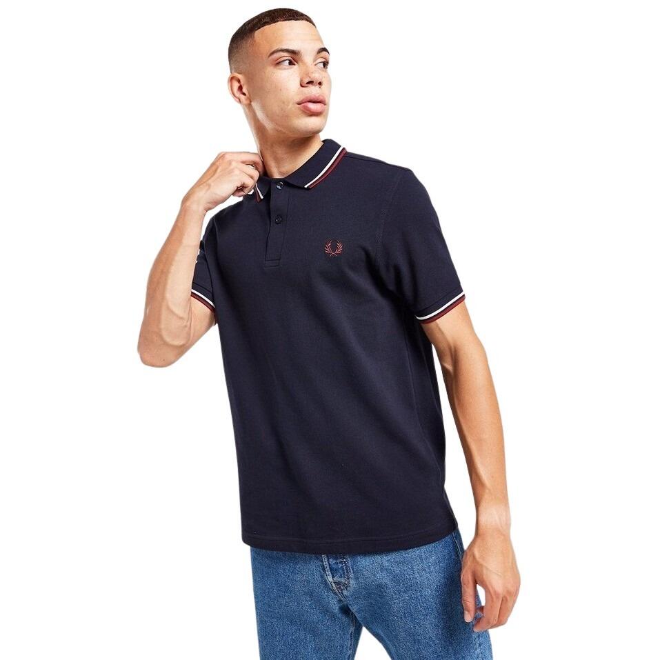 Fred perry t-shirts para homem azul