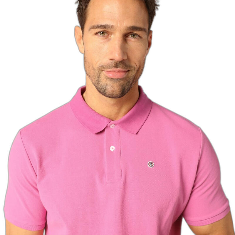 Polo-Shirt aus gestepptem Mesh Serge Blanco