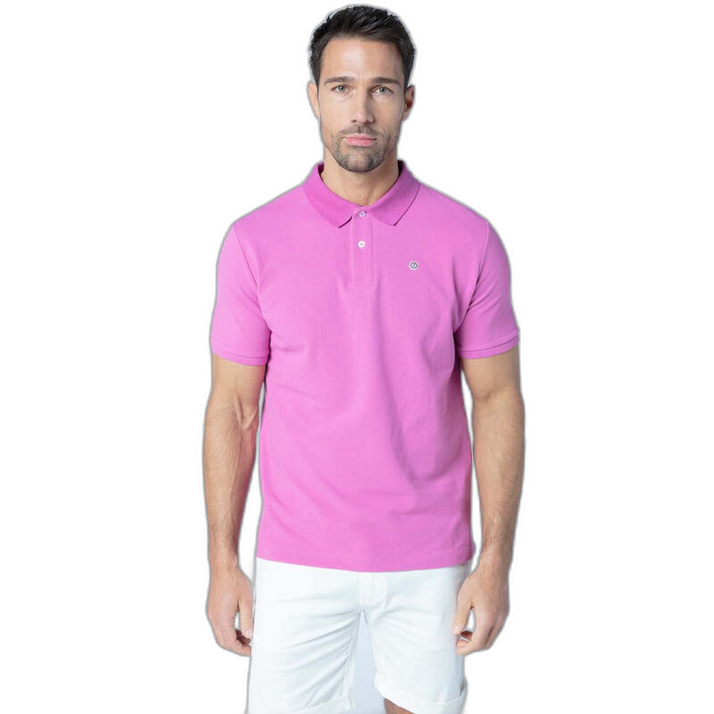 Polo-Shirt aus gestepptem Mesh Serge Blanco