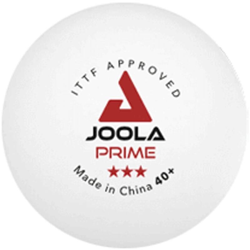 JOOLA Tischtennisbälle Prime 3*** 40+ 3 Stück weiß