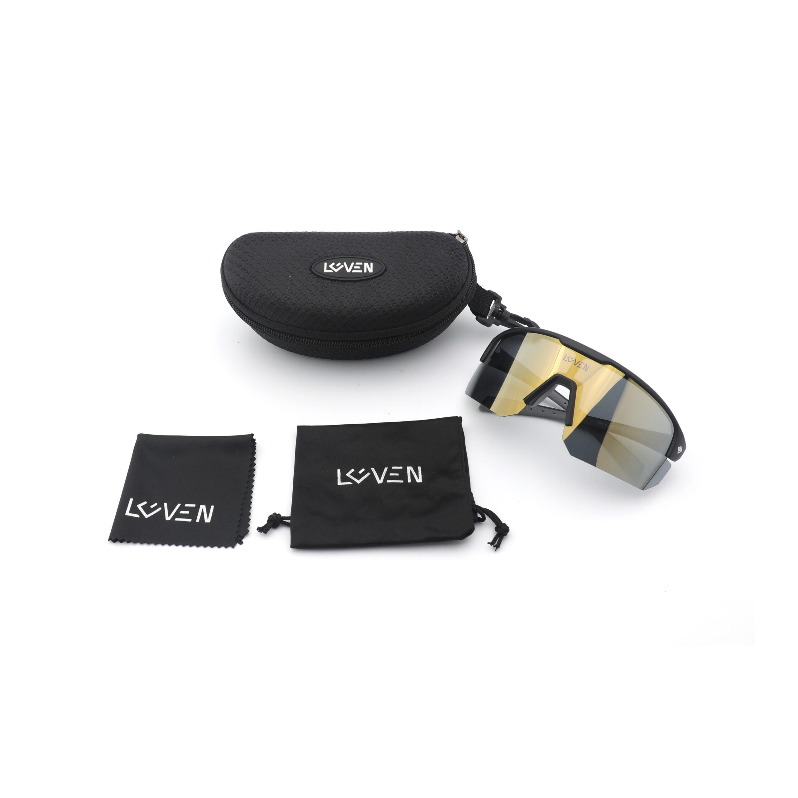 Occhiali da mountain bike Loven polarizzati per adulti con finitura lucida UV400 3/3
