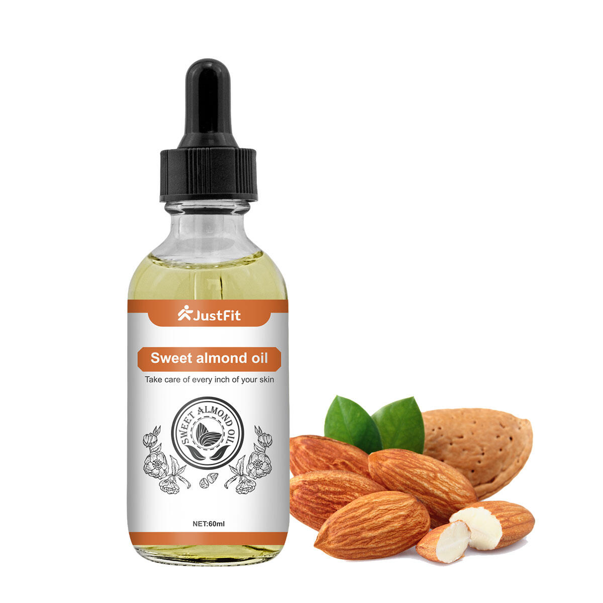 Óleo de amêndoas doces 60ml 2/3