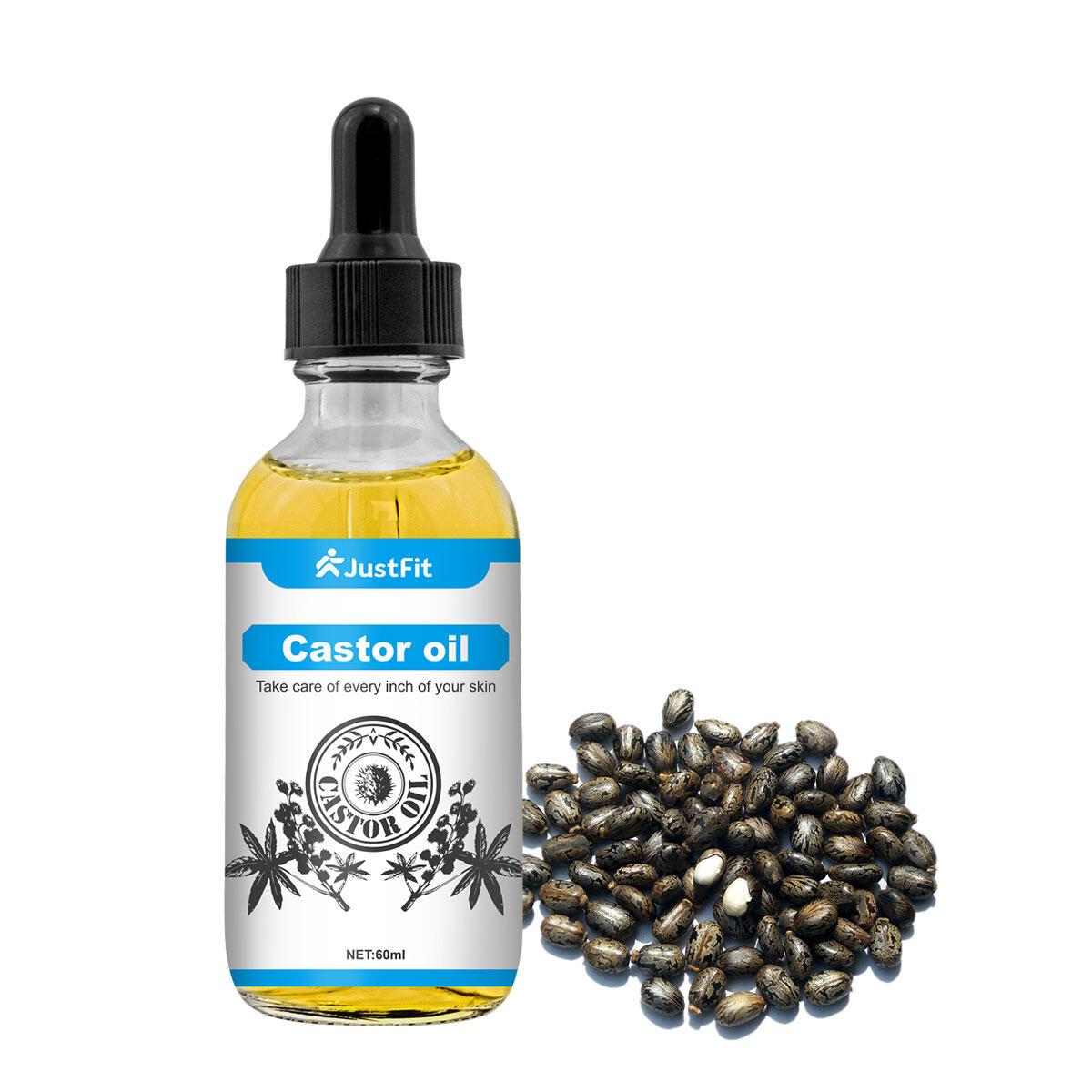 Óleo de rícino 60ml 2/3