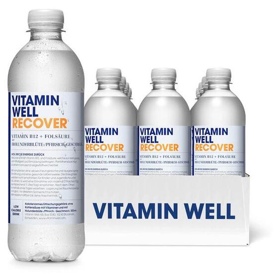 Recover 500ml Vitamin Well (lot de 12)