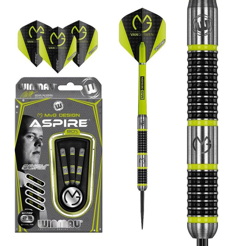 MvG Aspire steeltip dartpijlen 22 gr.