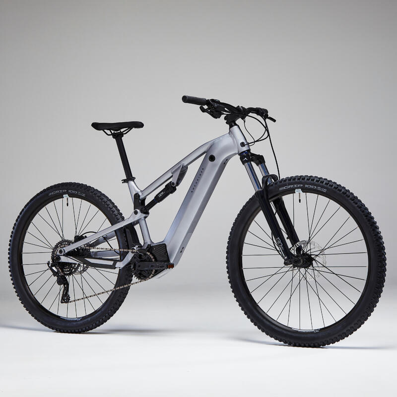 Seconde vie Vélo VTT électrique tout suspendu 29" -  E-EXPL 500 S Gris métal