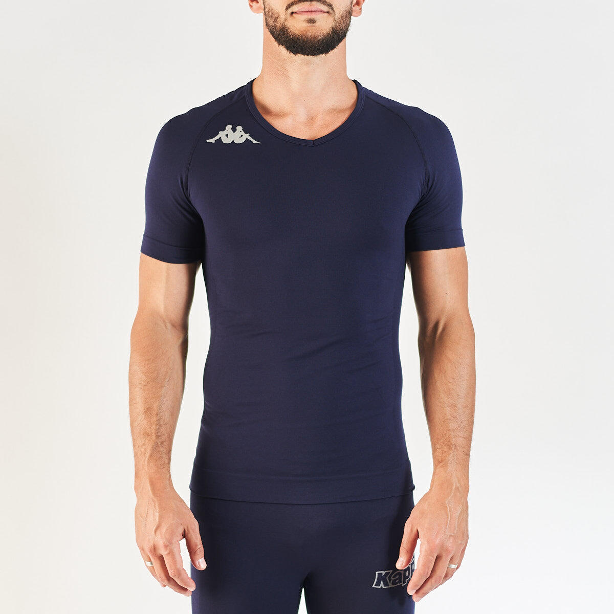 Kappa - Sous-maillot De Football Homme Kappa4skin Kombat Bortv Pro Team - Sous Maillot Manche Courte - Bleu - 58 4xl - Decathlon