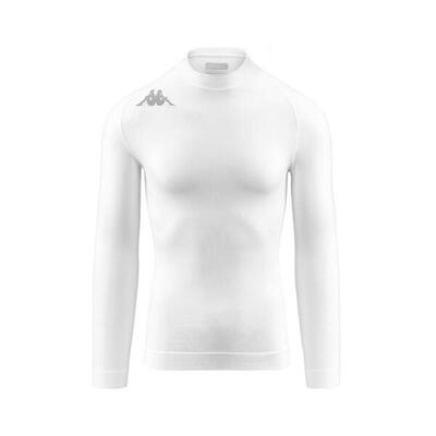T-shirt da uomo donna in poliammide bianco da calcio