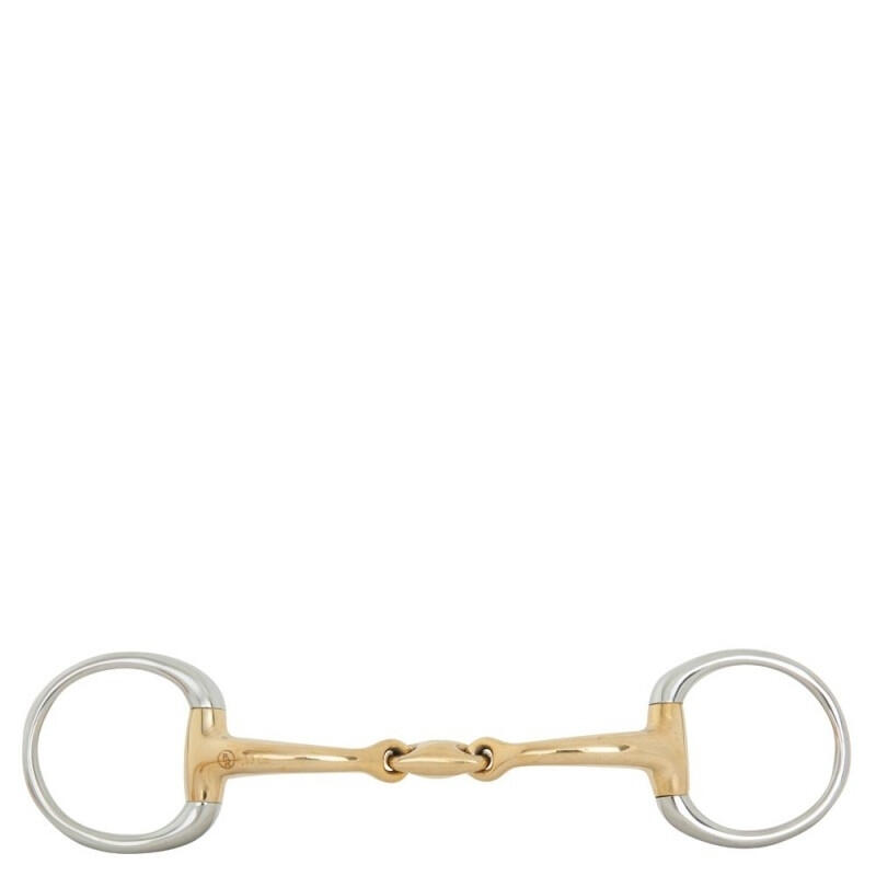 Double snaffle bits for horses BR Equitation Soft Contact