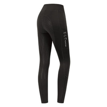 Dziewczęce legginsy jeździeckie z pełną przyczepnością ELT Ella Glam
