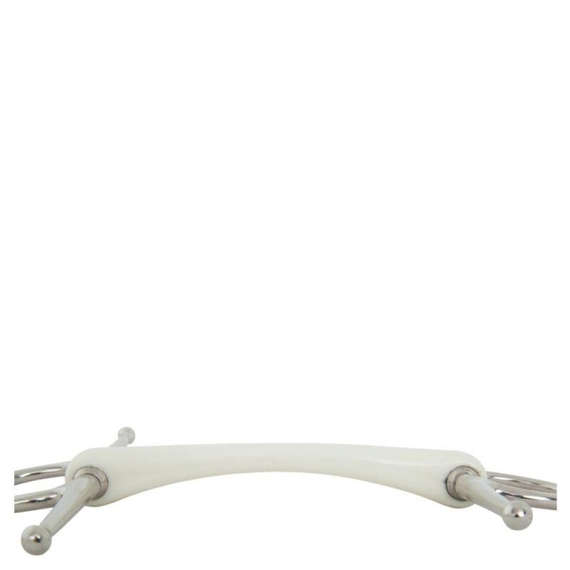 Bocado combinado recto de aguja para caballos BR Equitation 2/2