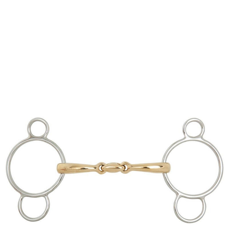 Pessoa bit for double-jointed horses BR Equitation Soft Contact