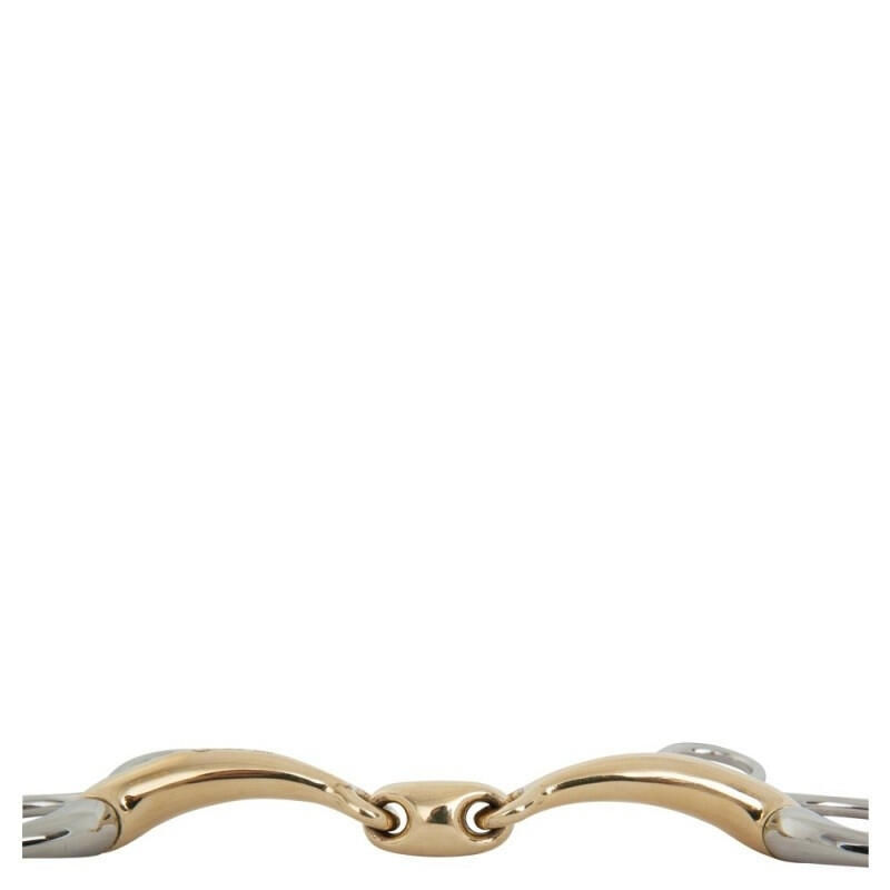 Bocado Baucher para caballos de doble articulación BR Equitation 2/2
