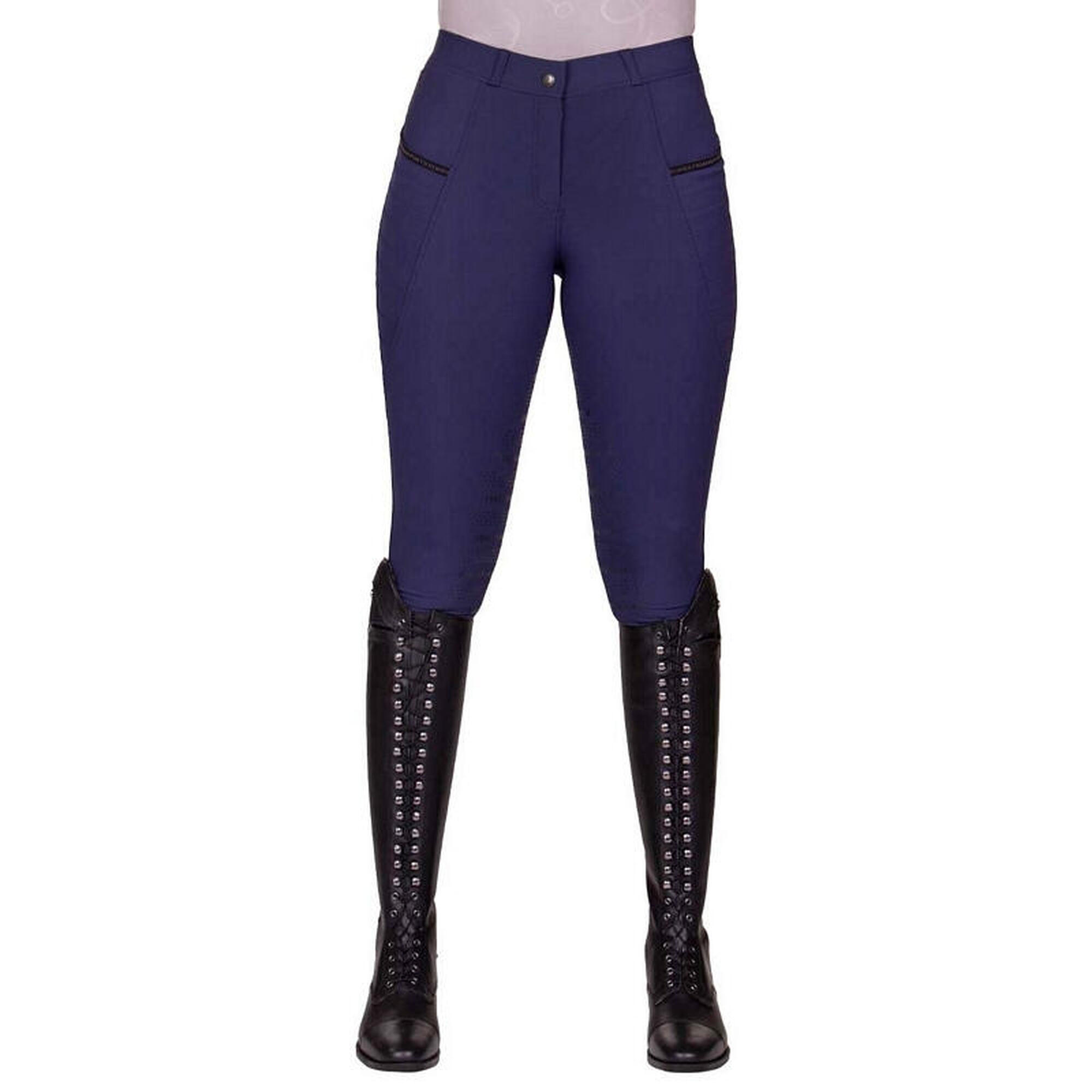 Women's mid grip riding pants QHP Rylee