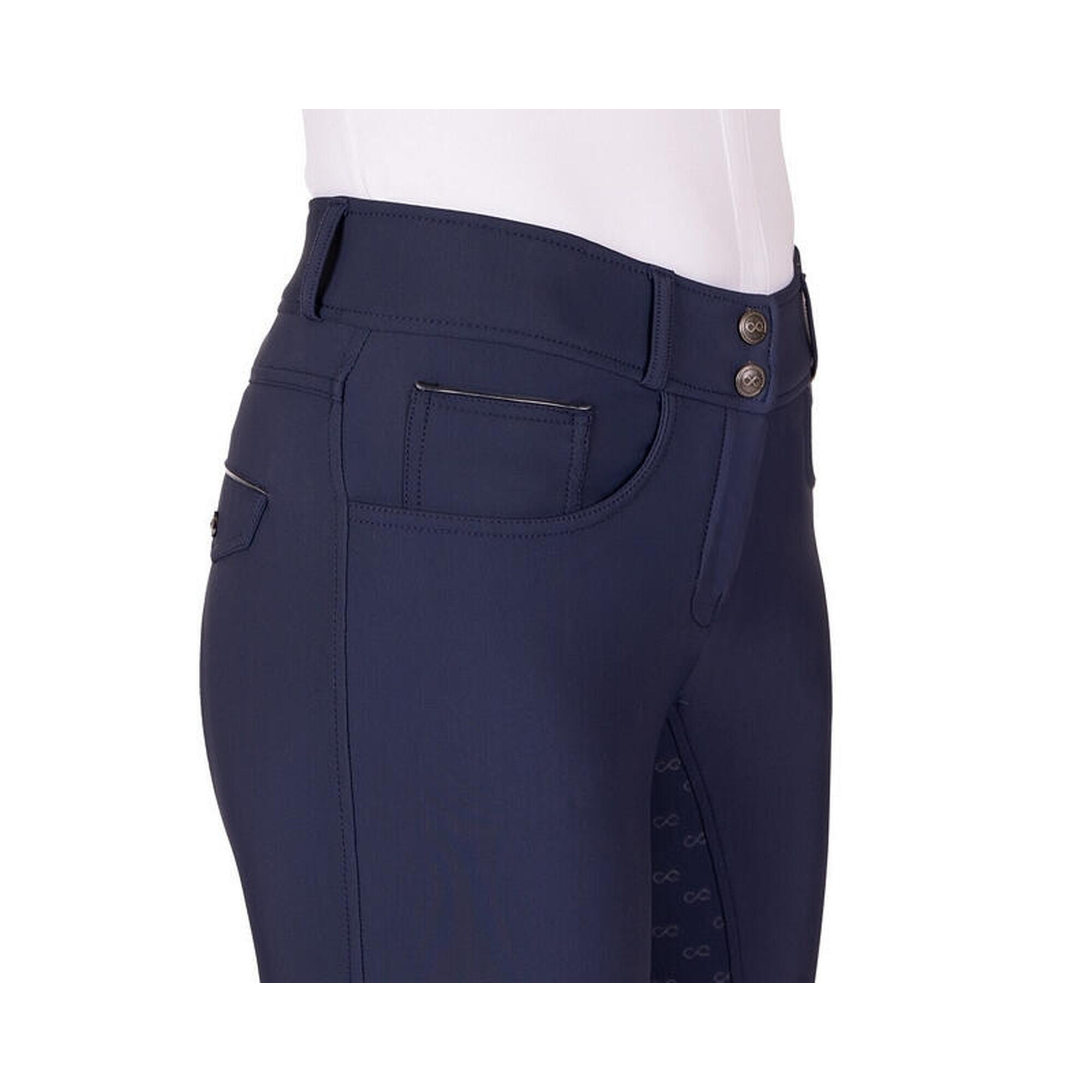 Pantaloni echitație Presteq PerformNow cu grip complet