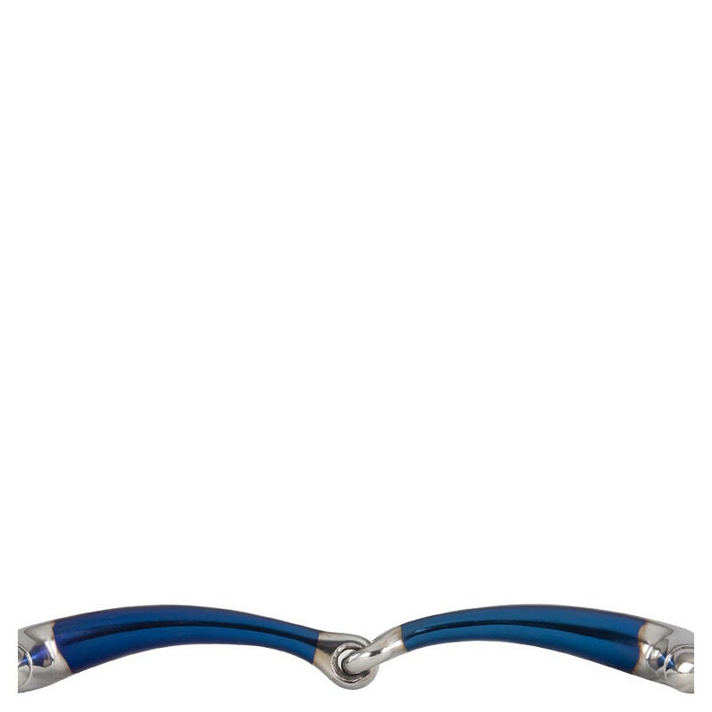 Punta a oliva singola curva per cavalli BR Equitation Sweet Iron Magic 2/3