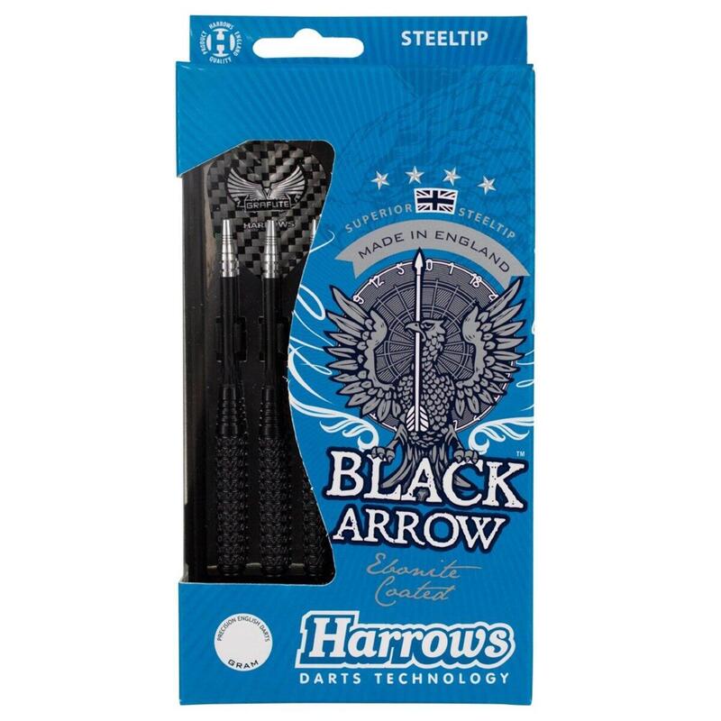 Harrows rzutki Steeltip Black Arrows 20g