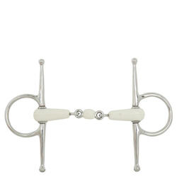 Mors à aiguille pour cheval double brisure combiné BR Equitation