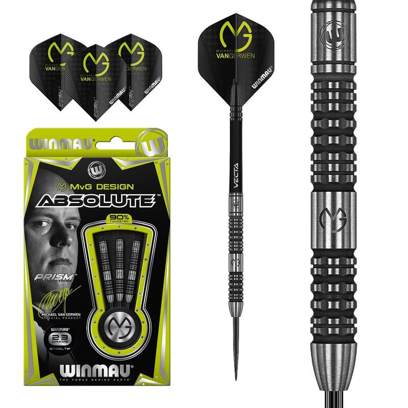 Dardos de punta de acero MvG Absolute 22 gr.