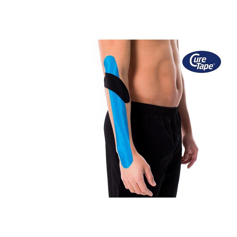 MyCureTape Sports -3 rollos de vendaje neuromuscular (rosa, negro y azul)