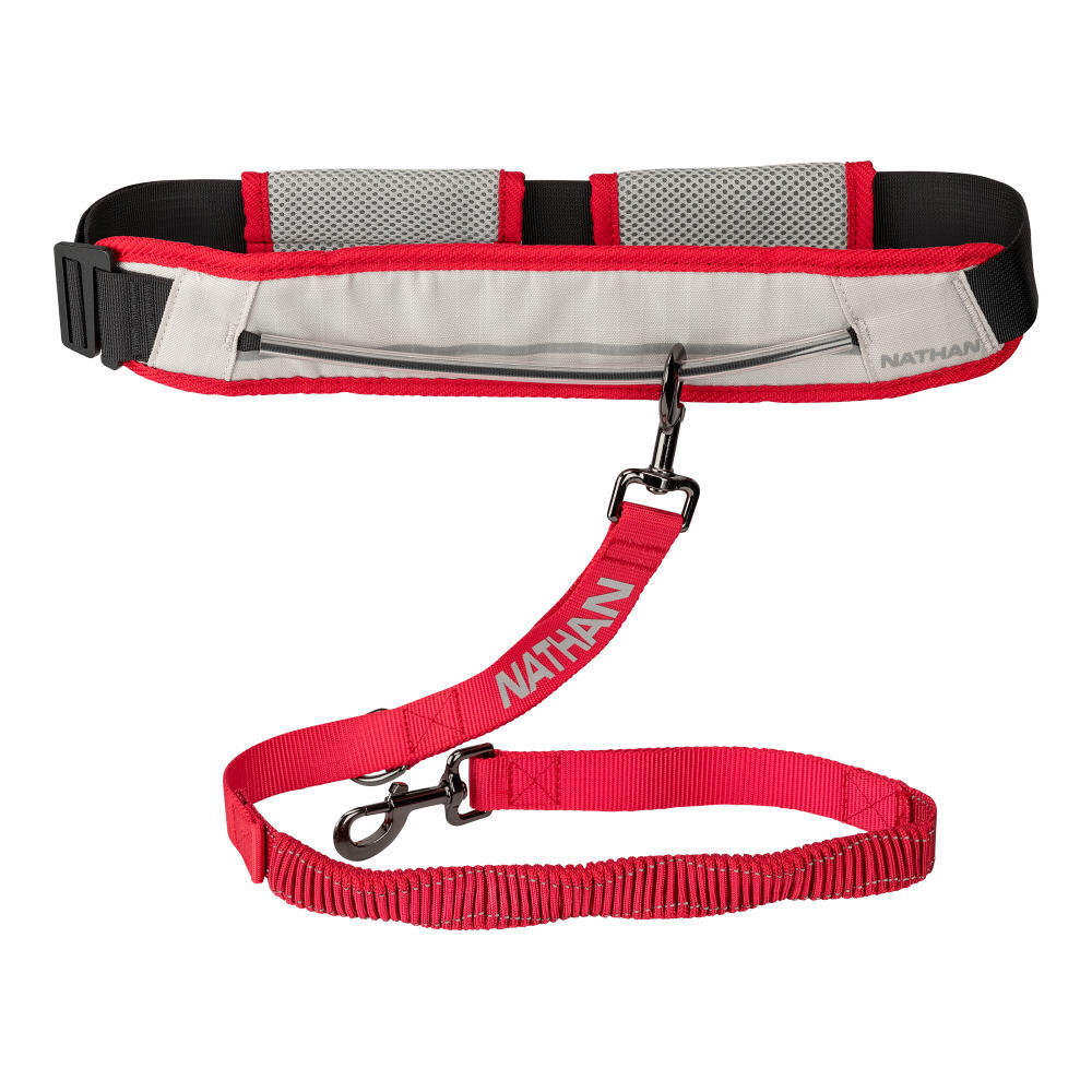 Nathan - Ceinture De Ceinture De K9 Runner Avec Laisse Rouge - Harnais Pour Chien - Rouge - Taille Unique - Decathlon