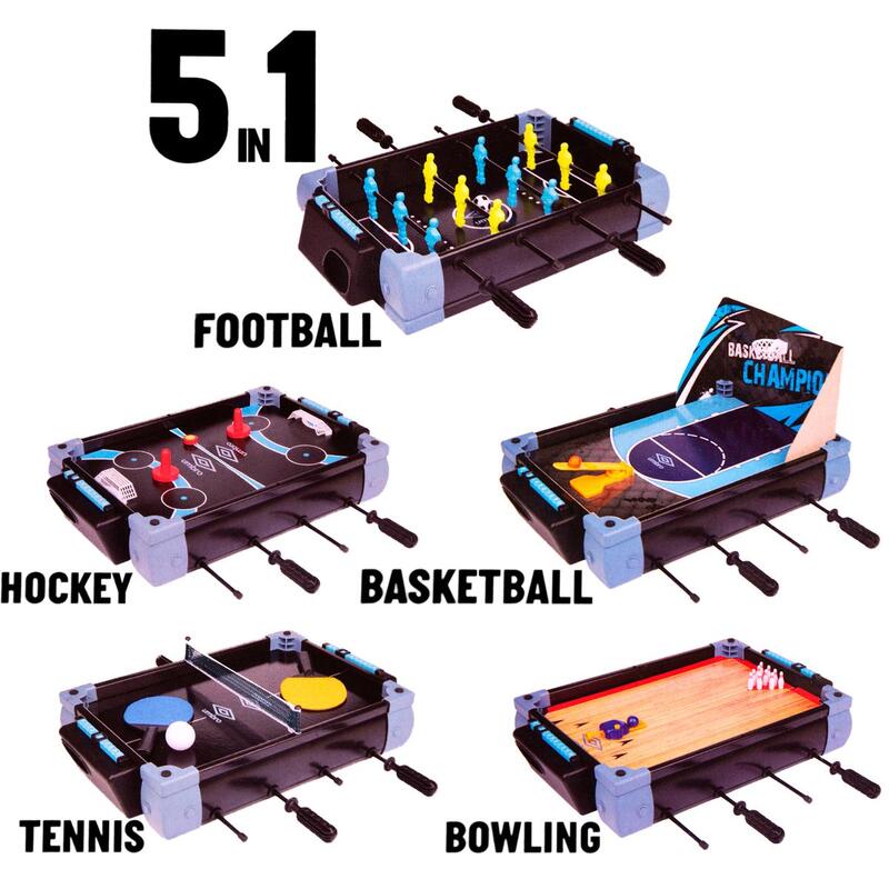 Multi stół do gry w piłkarzyki,cymbergaj,kręgle,koszykówka,tenis stołowy Umbro