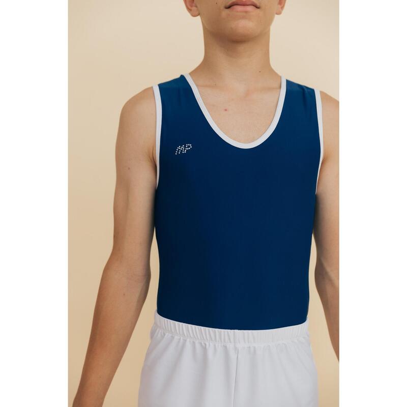 Maillot da ginnastica Aerial blu per bambini