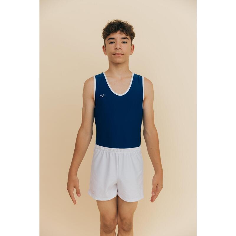 Maillot da ginnastica Aerial blu per bambini