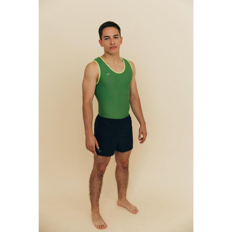 Aerial Groen Heren Gym Maillot