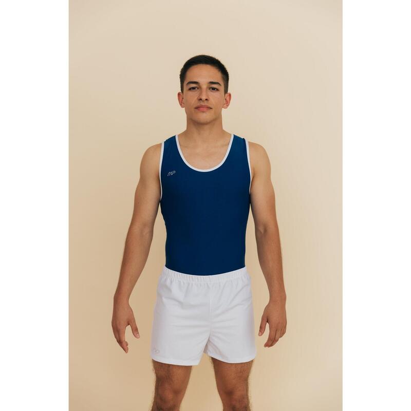 Aerial Blauw Heren Gym Maillot