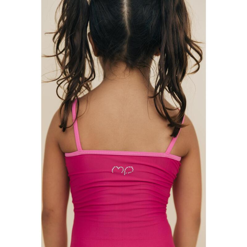 Maillot de Ginástica Pivot Magenta Menina