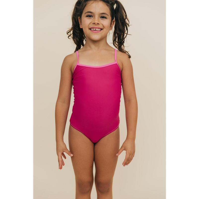 Maillot da ginnastica Pivot Magenta per bambina