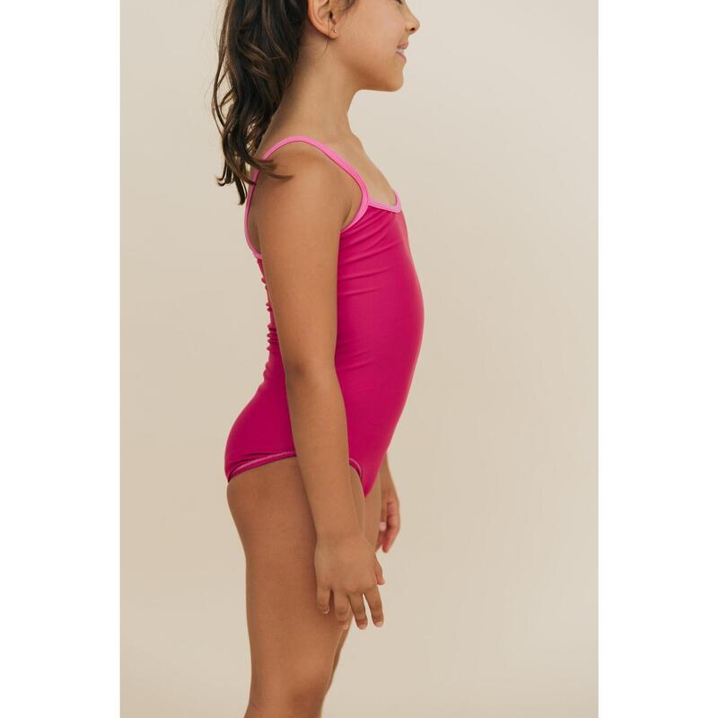 Maillot de Ginástica Pivot Magenta Menina